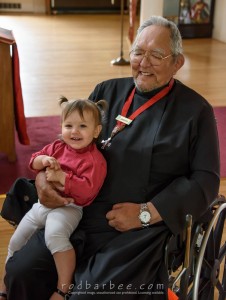 Leonard Young, deacon as St. Michael's Orthodox Russion Church. Sitka, Alaska