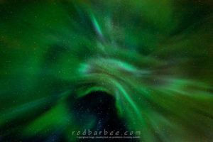Aurora over Prosperous Lake. Yellowknife, Northwest Territories, Canada